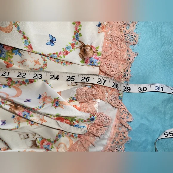 Sugar Thrillz Opulence Renaissance Corset Dress Floral 2X Dollskill Plus Size - Picture 13 of 15